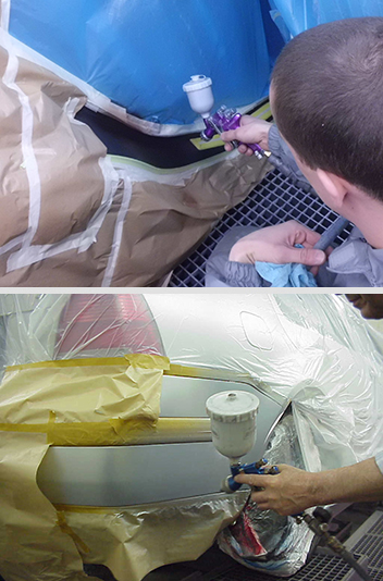 Reparatur kleine Kratzer mit Spotrepair